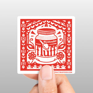 Marshmallow Fluff Sticker