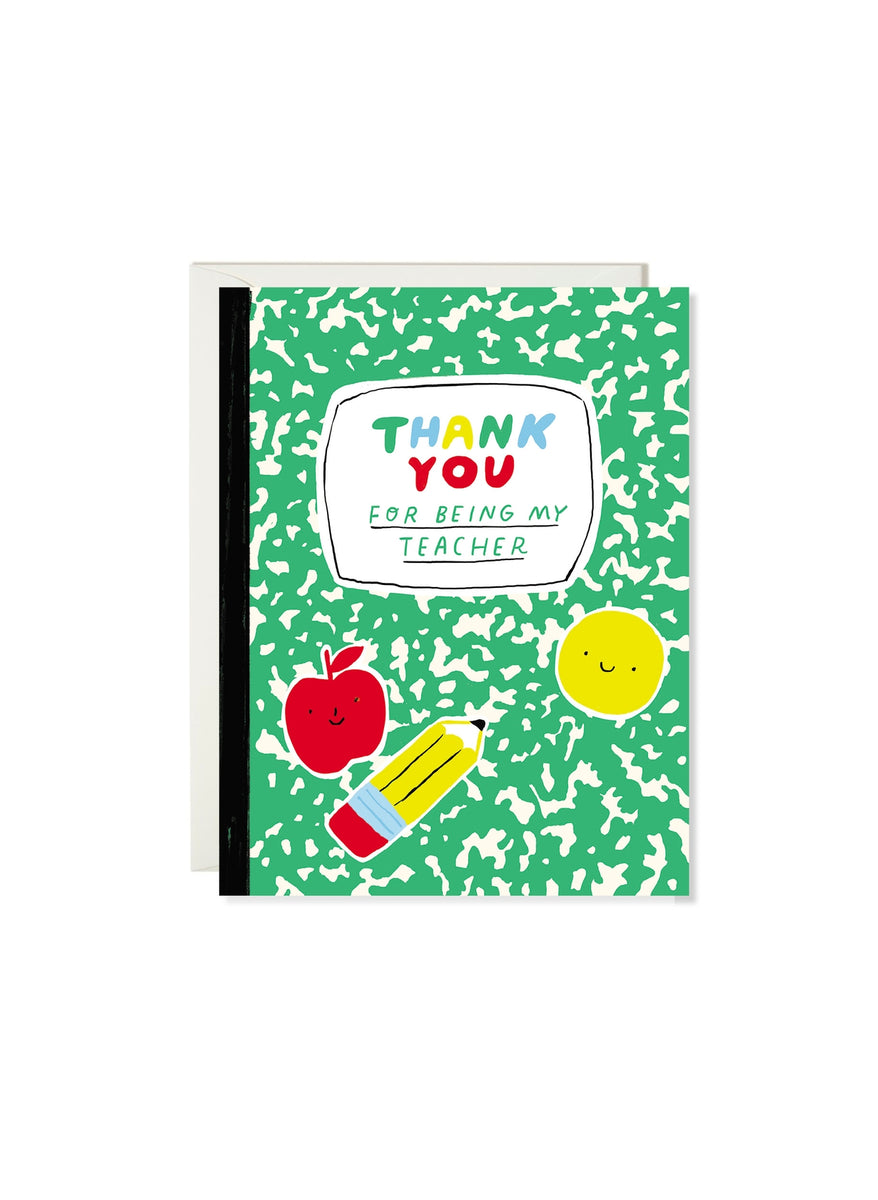 Notebook Thank You Card – Calliope Paperie