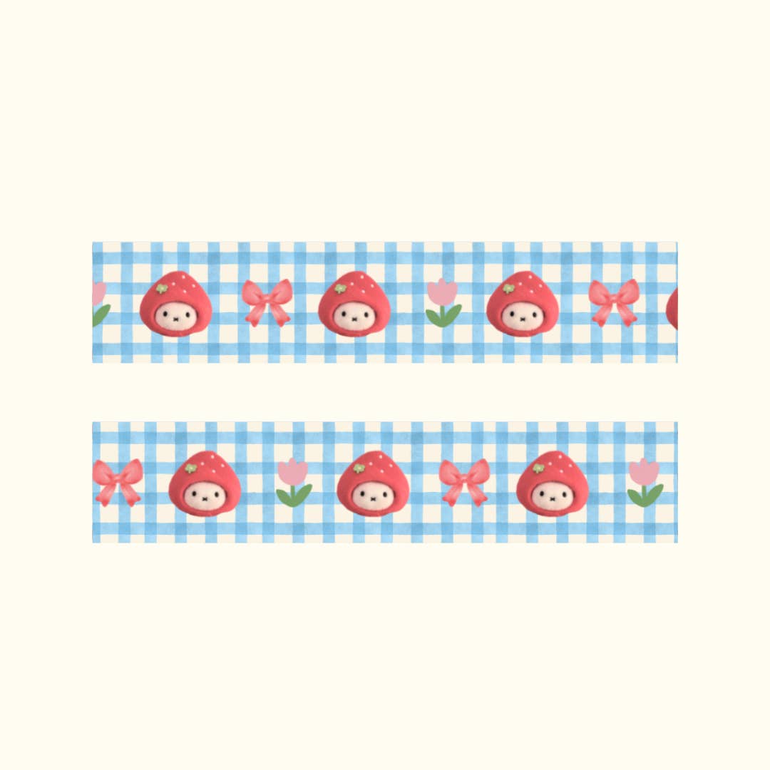 Strawberry Bunny Washi Tape