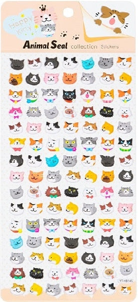 Puffy Cat Sticker Sheet