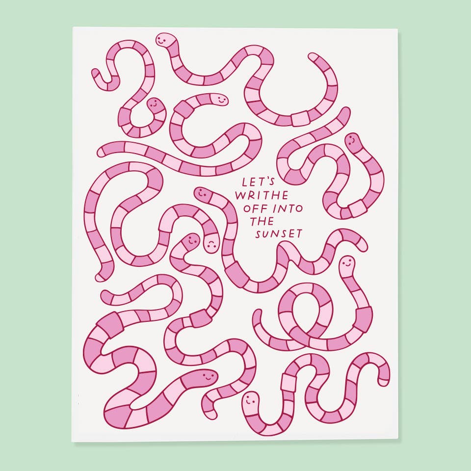 Wormy Love Card