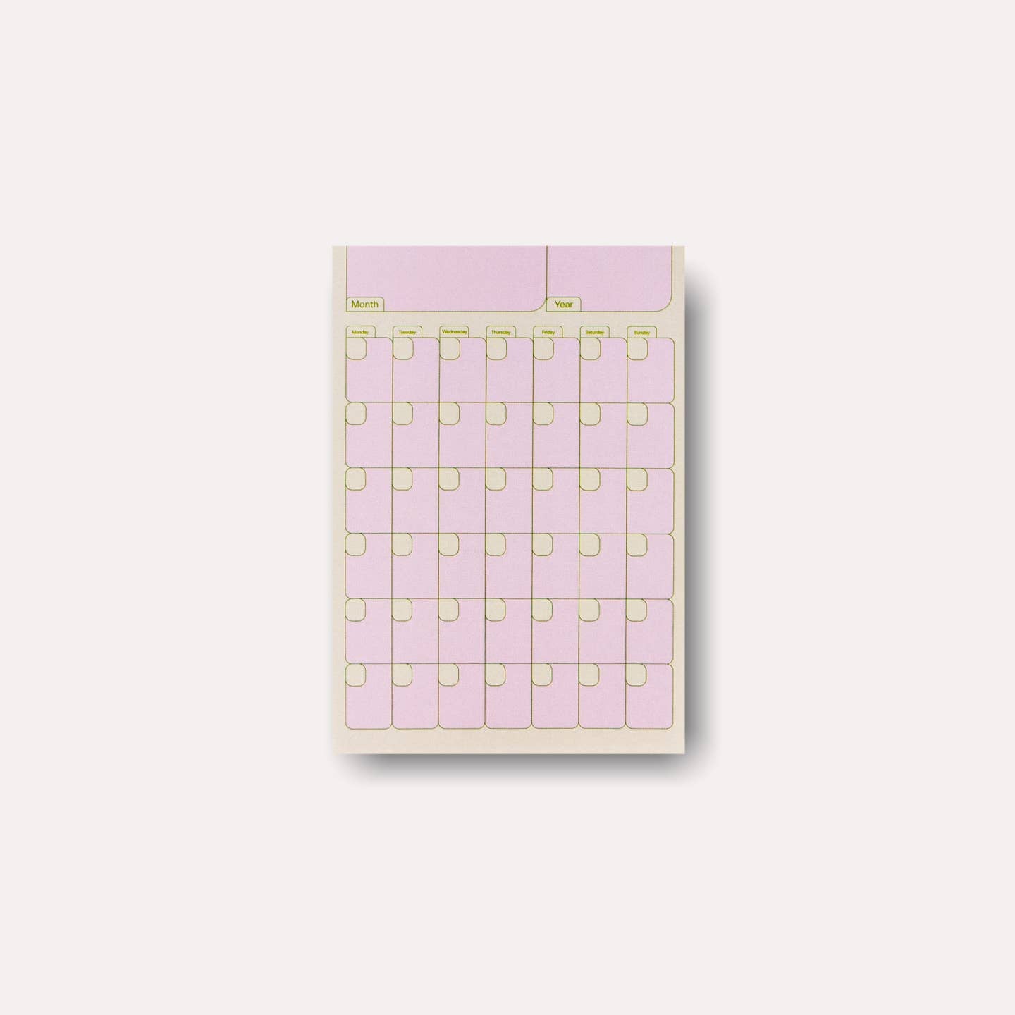 Casetta Monthly Planner Sticky Note