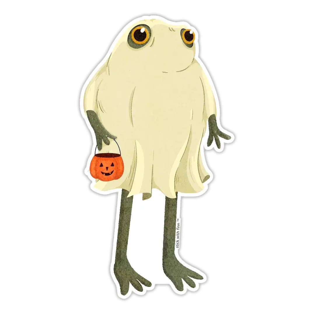 Ghost Froggy Sticker