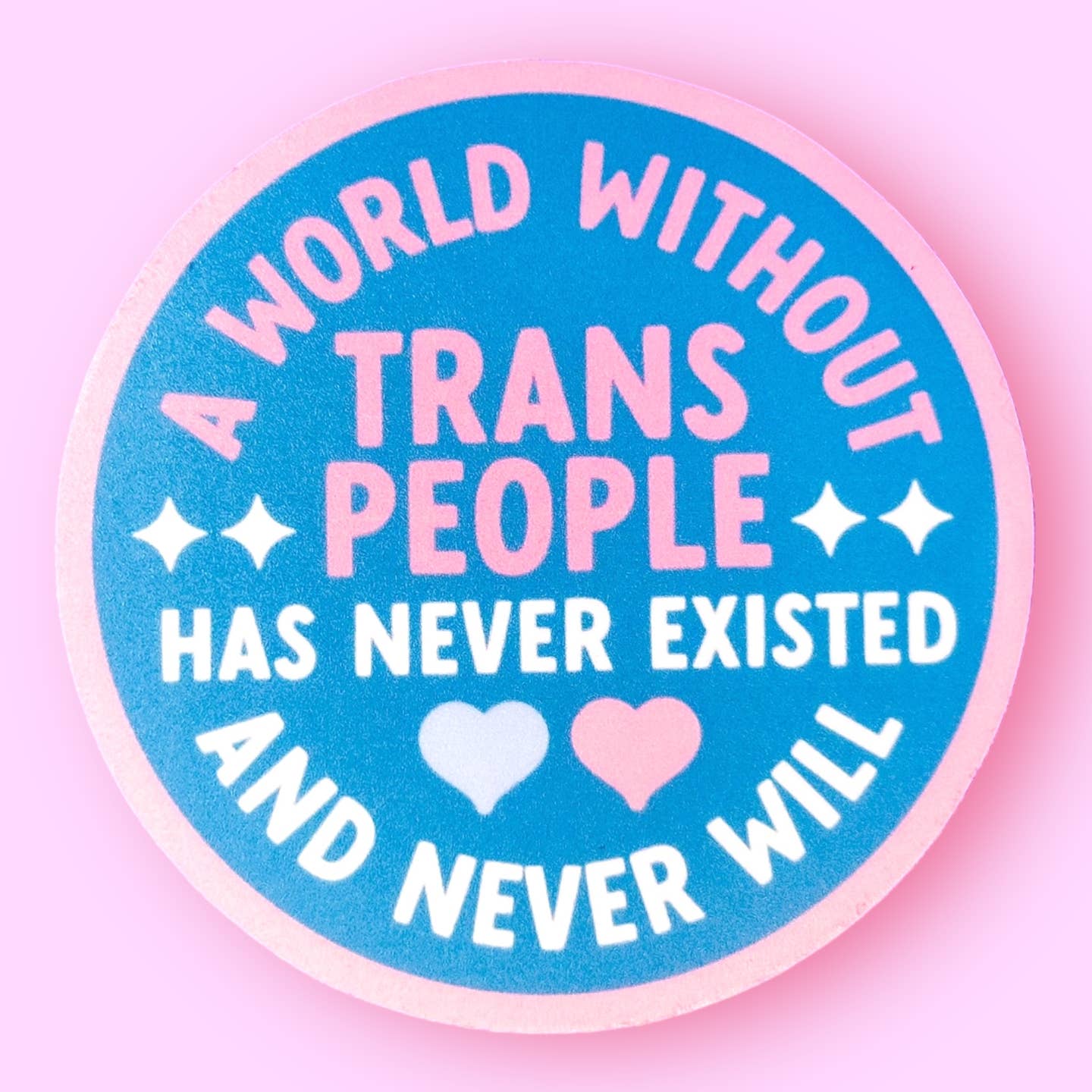 World Without Trans Sticker