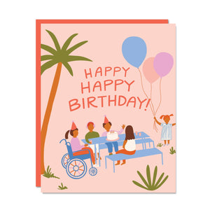 Aquanet Birthday Card – Calliope Paperie