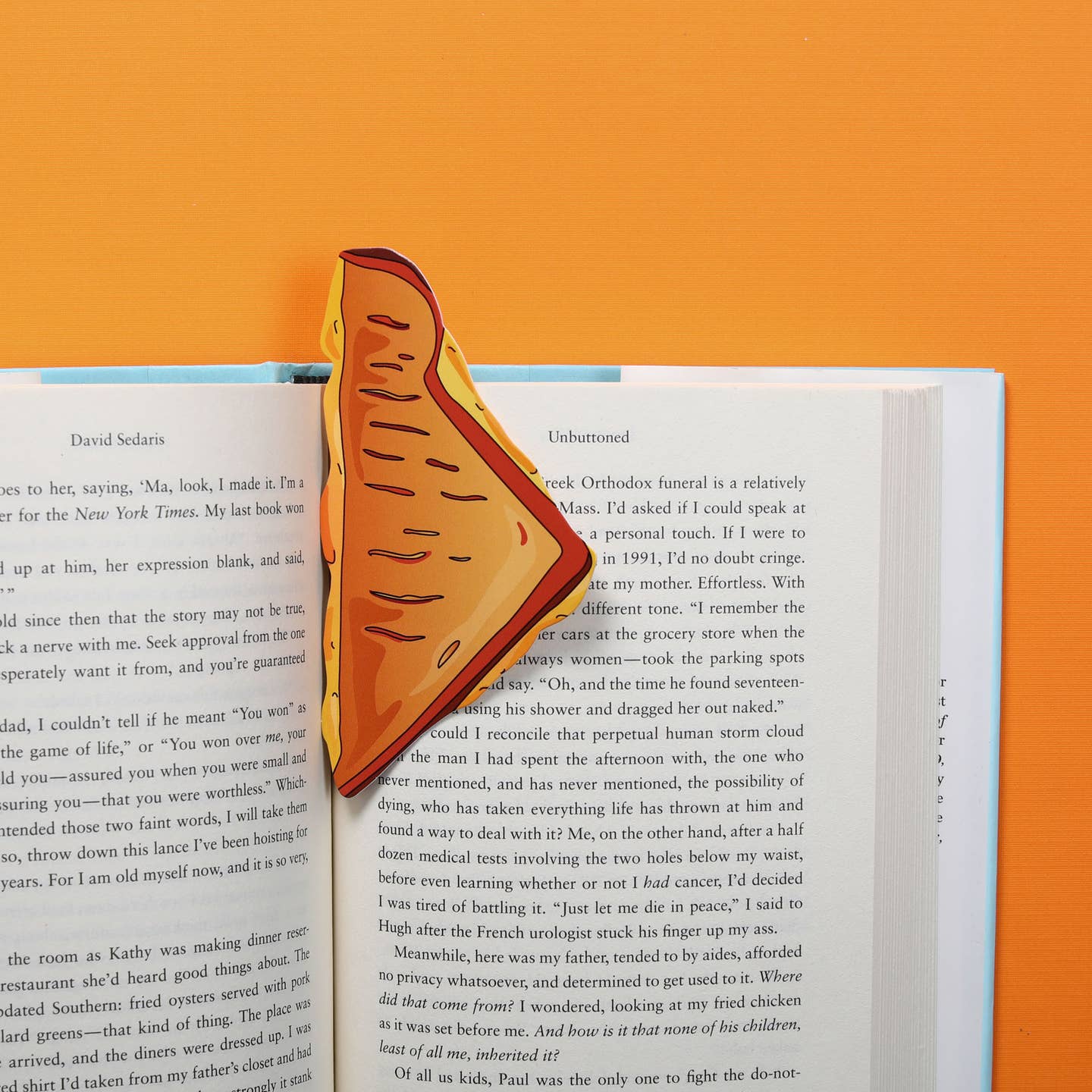 Die-Cut Grilled Cheese Bookmark