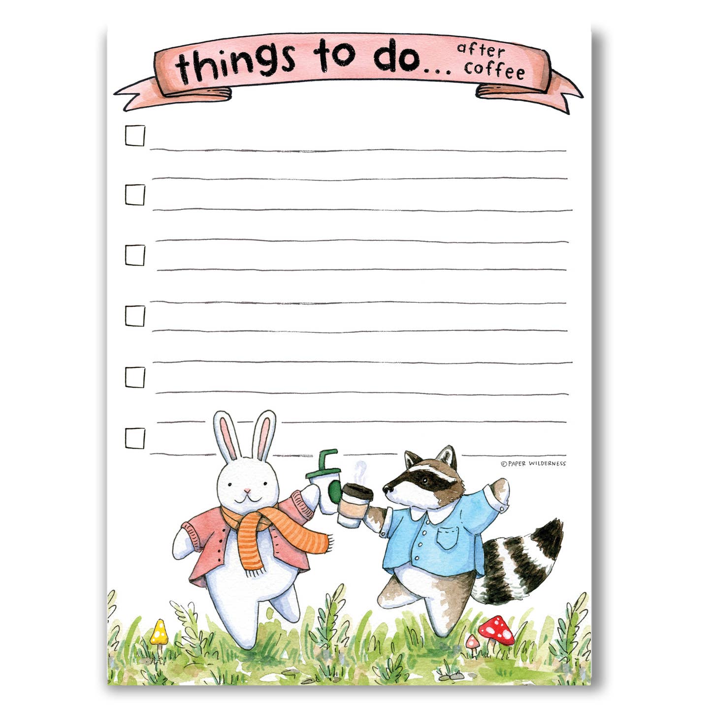 To Do After Coffee Notepad