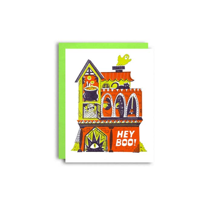 Hey Boo! House Card