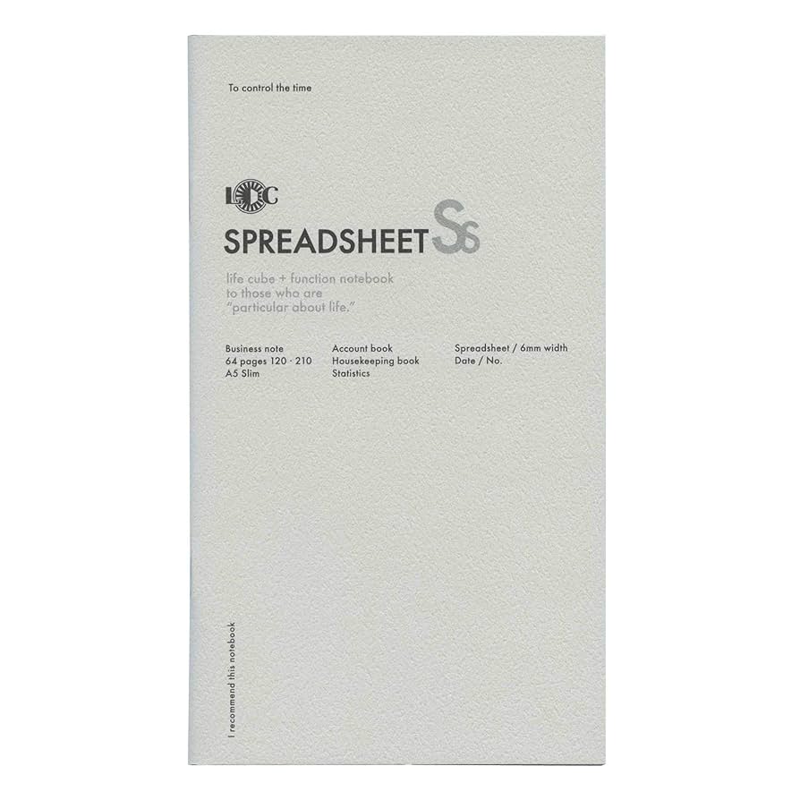 Luddite Spreadsheet Notebook