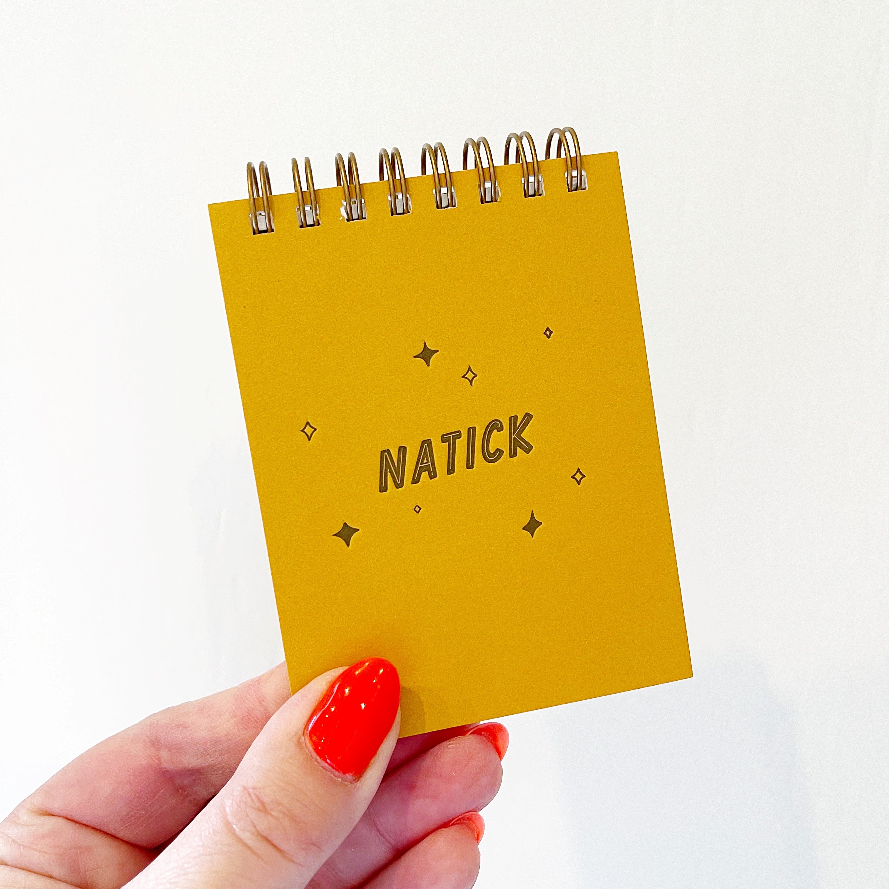Natick Sparkle Mini Jotter Notebook