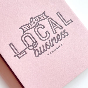Support Local Business Jotter Notebook