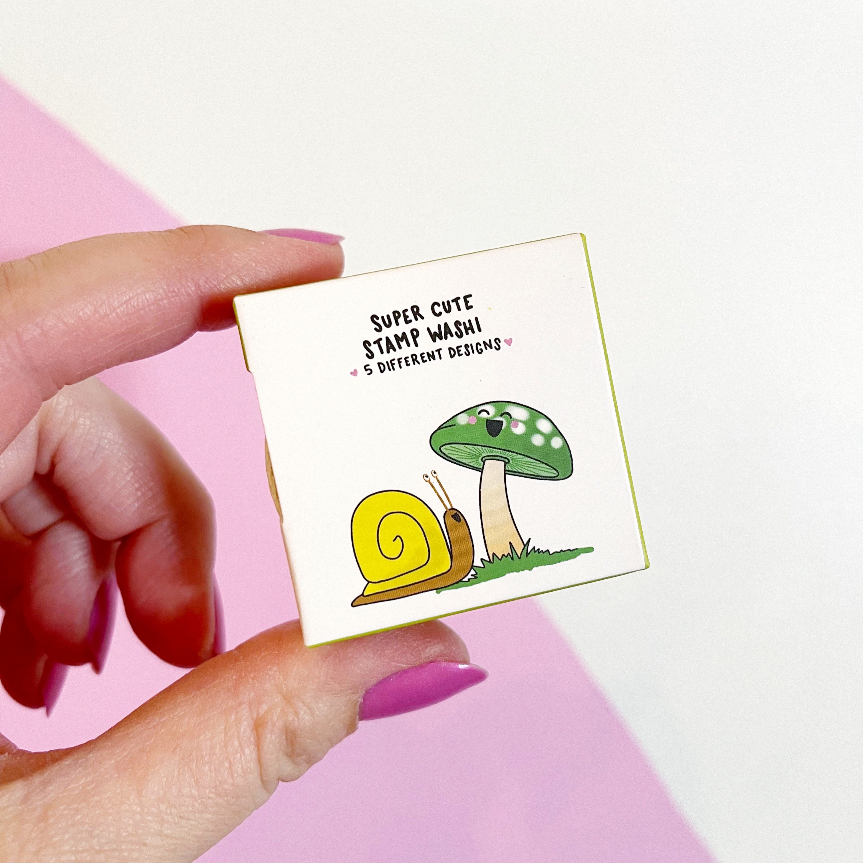 Tiny Toadstool Stamp Washi