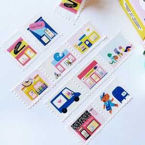 SSD Tiny Village Stamp Washi