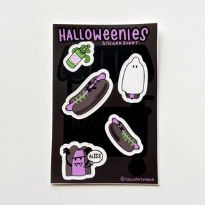 Halloweenies Sticker Sheet
