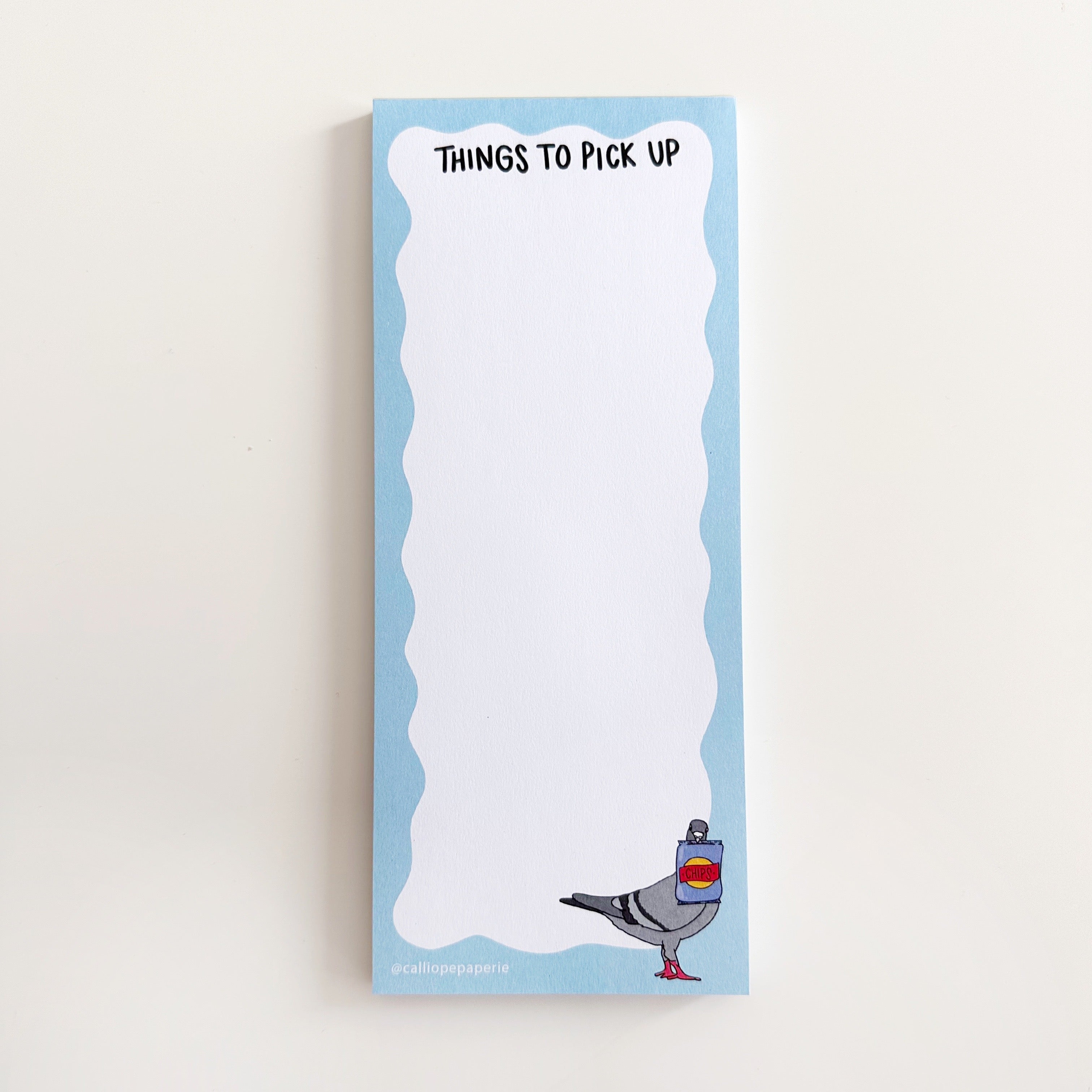 Things To Pick Up Pigeon Notepad