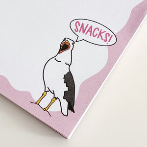 Seagull Screams for Snacks Notepad