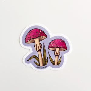 Little Twin Mushrooms Sticker