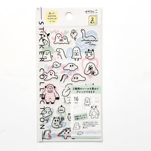 Clear Monster Sticker Sheet