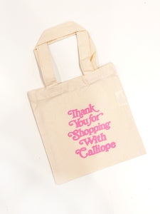 Thank You For Shopping Mini Tote