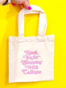 Thank You For Shopping Mini Tote