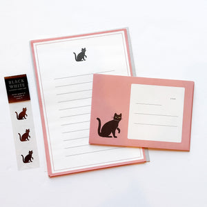 Black Cat Letter Set