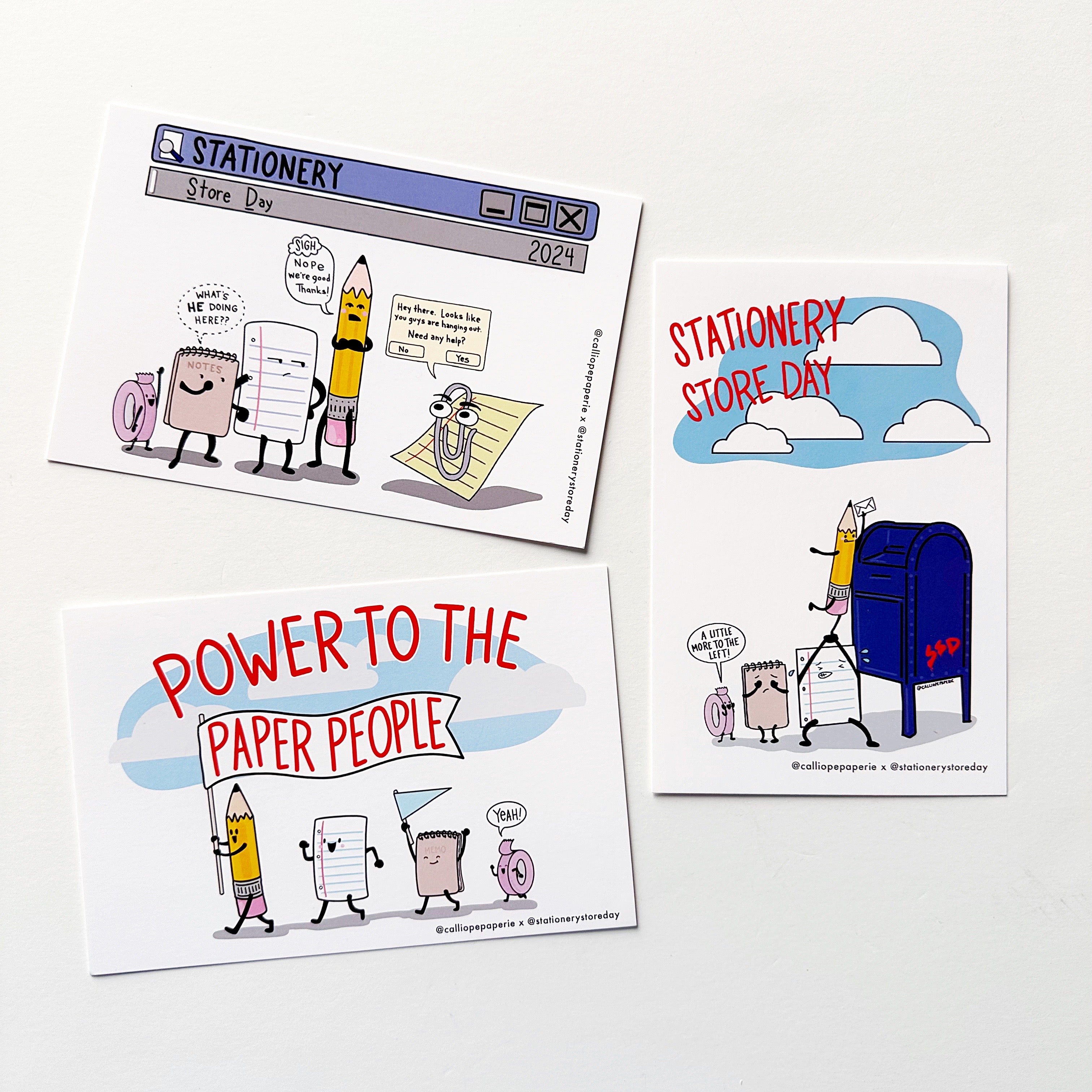 Paper Parade Postcards