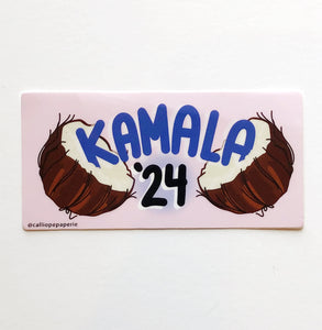 Kamala 24 Coconuts Bumper Sticker