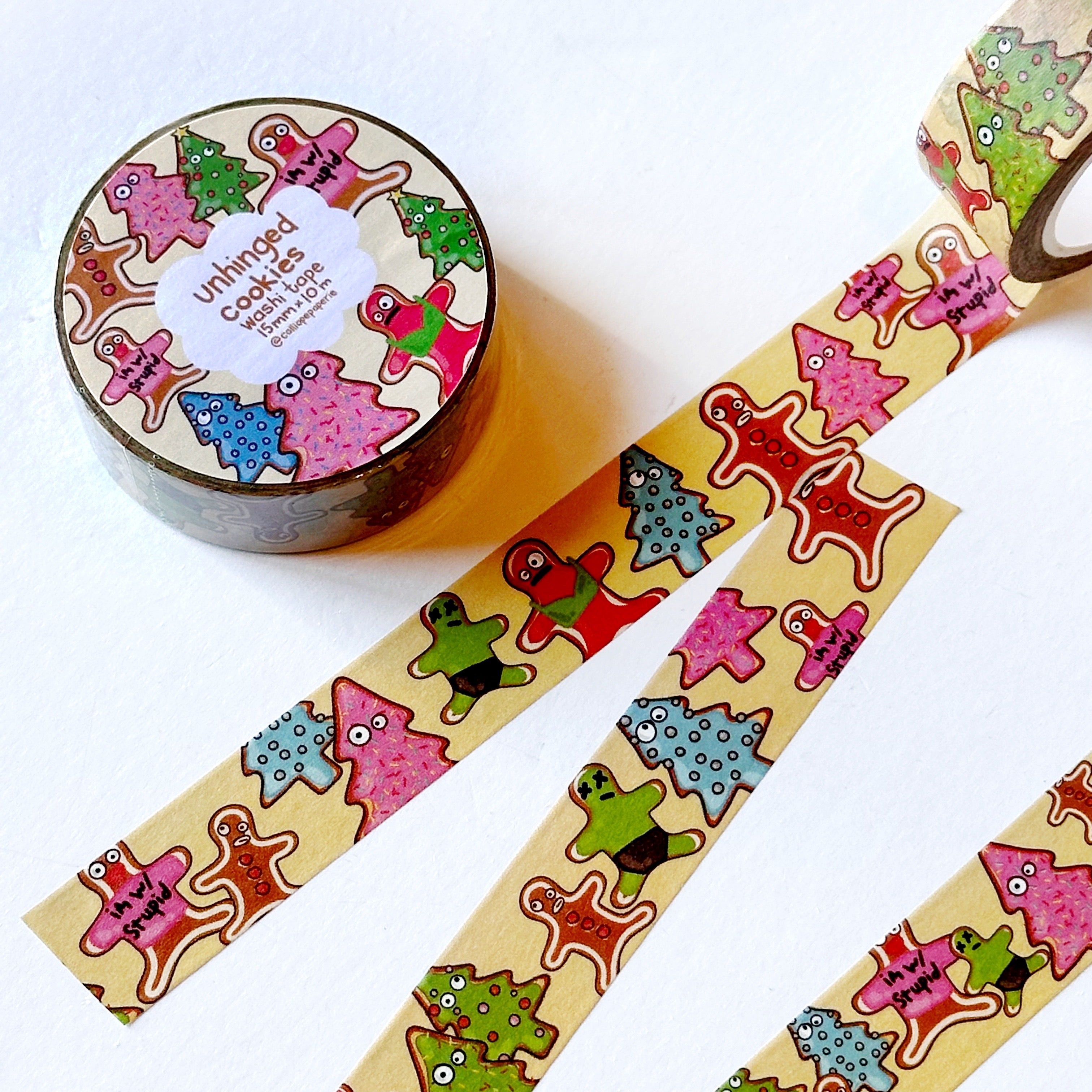 Unhinged Cookies Washi Tape