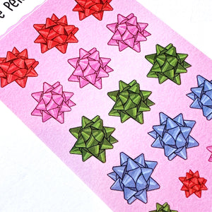 Sticky Bows Color Sticker Sheet