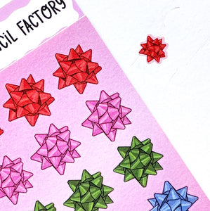 Sticky Bows Color Sticker Sheet