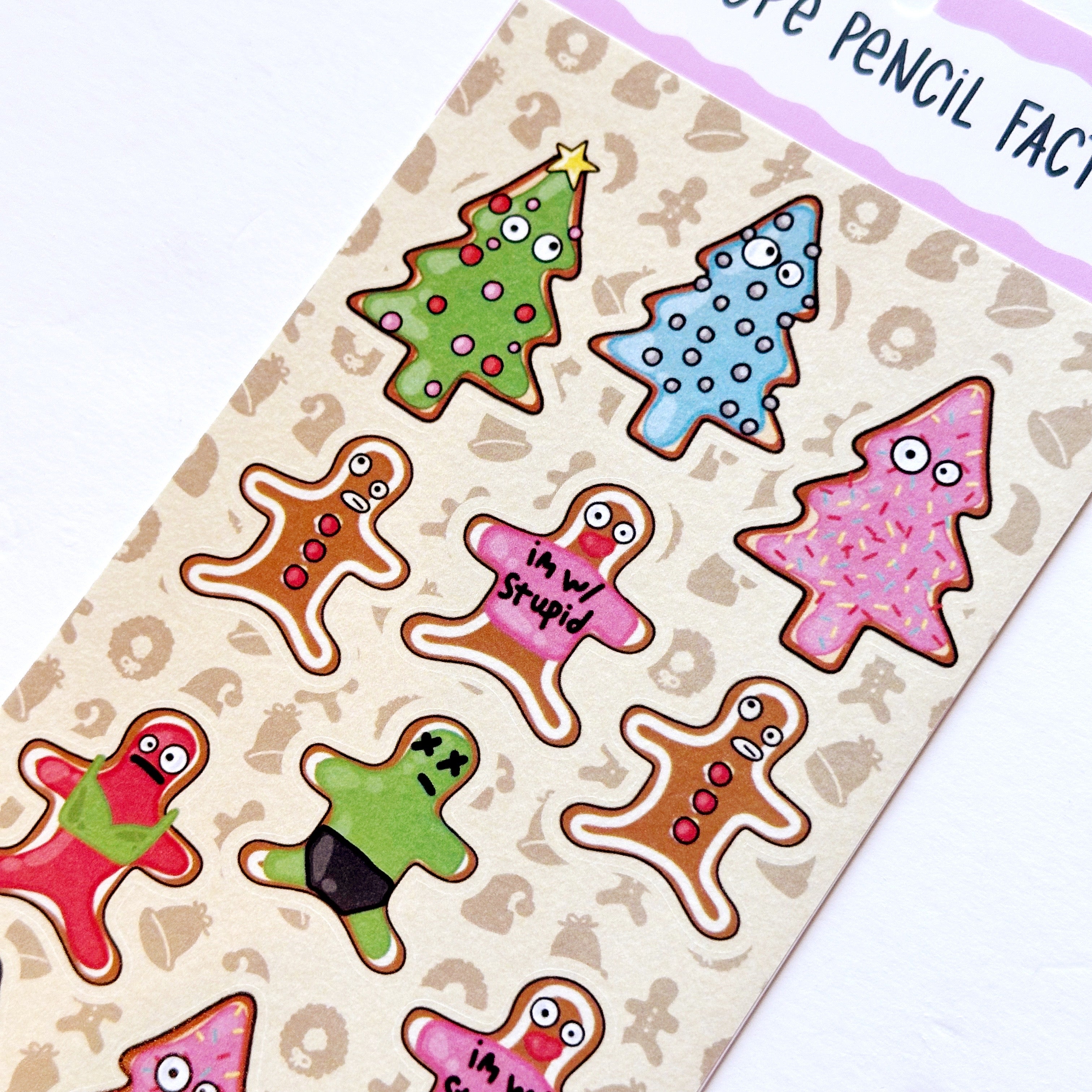 Unhinged Cookies Sticker Sheet