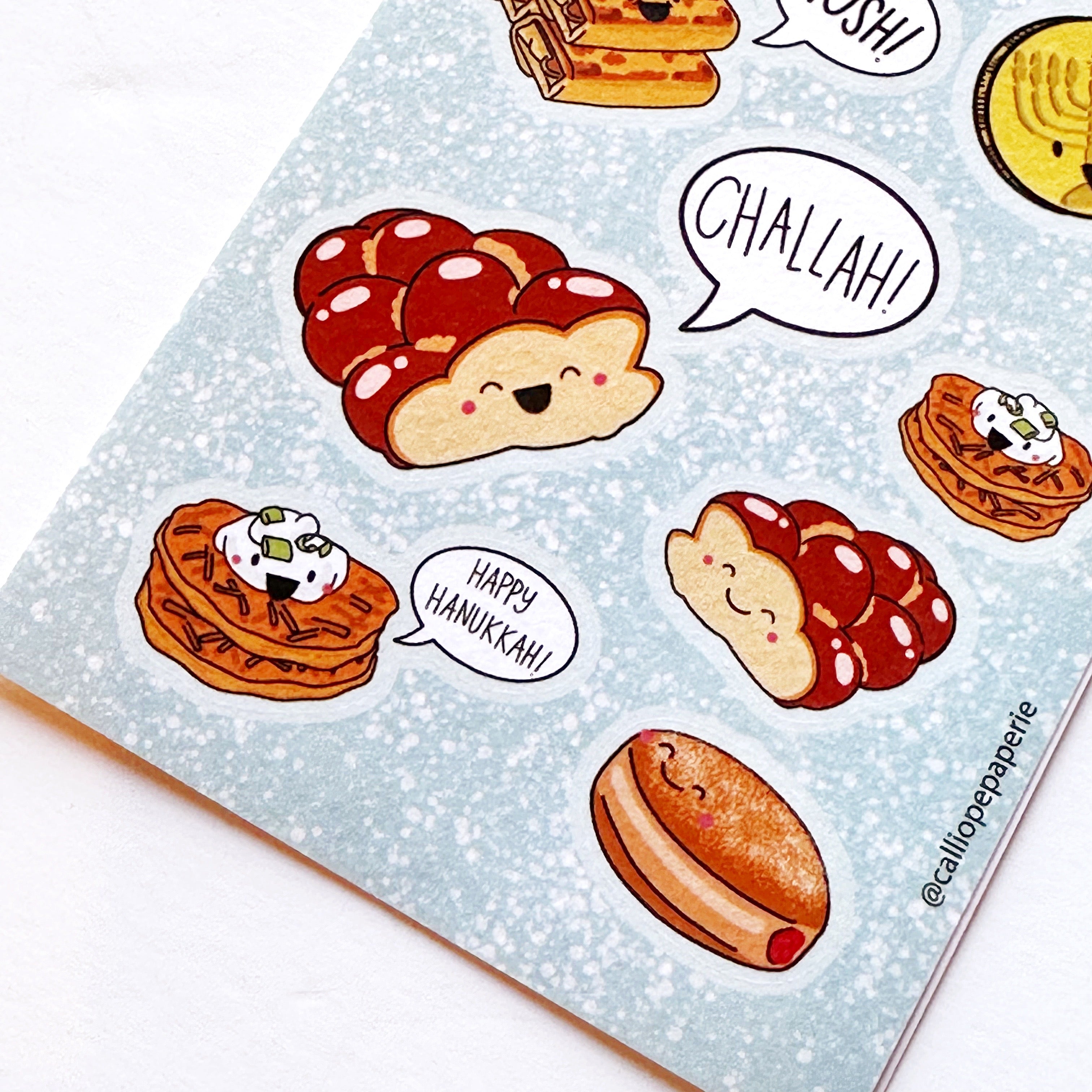 Hanukkah Nosh Sticker Sheet