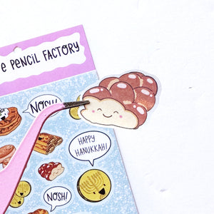 Hanukkah Nosh Sticker Sheet