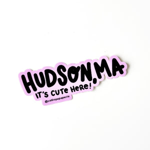 Hudson It's Cute Here! Sticker