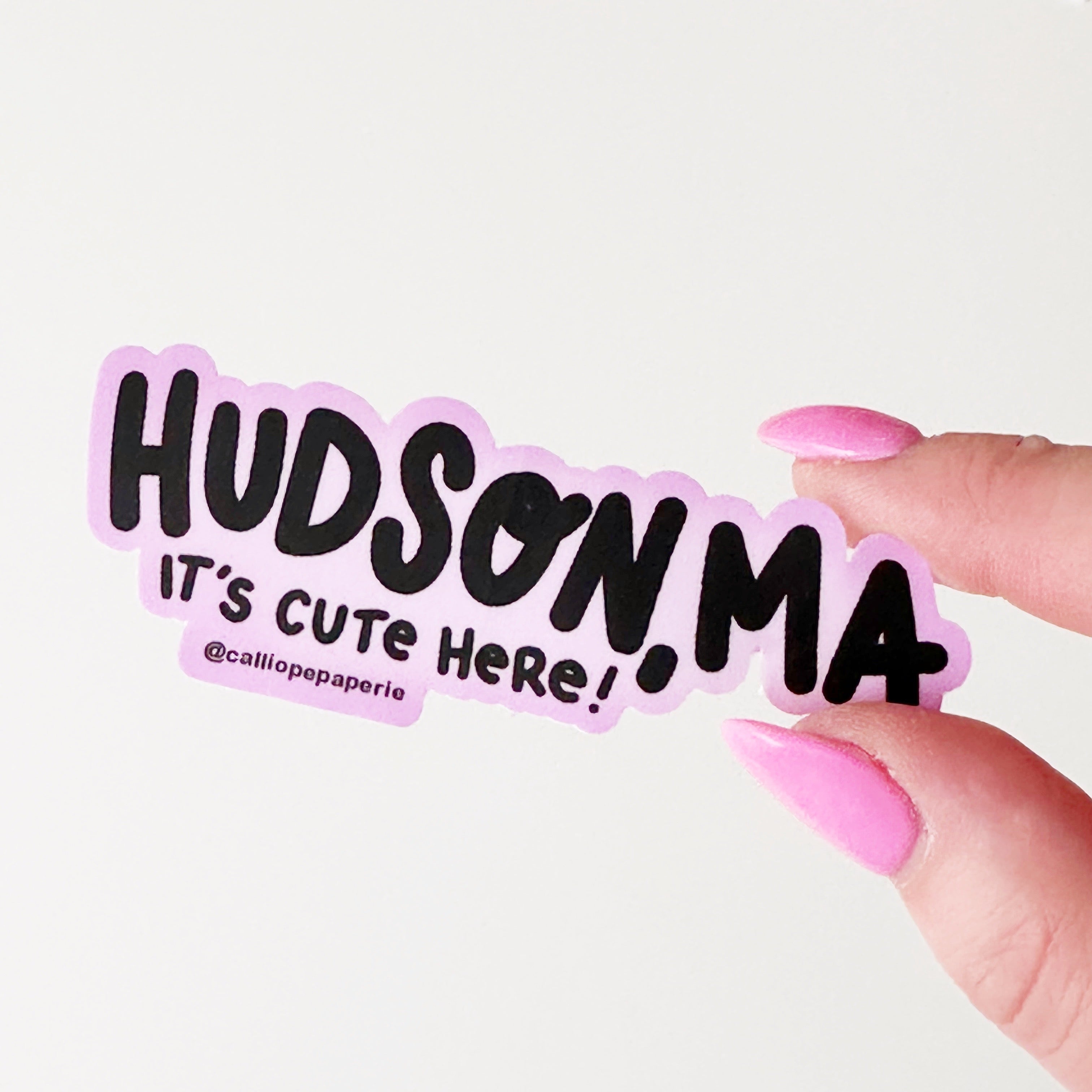 Hudson It's Cute Here! Sticker