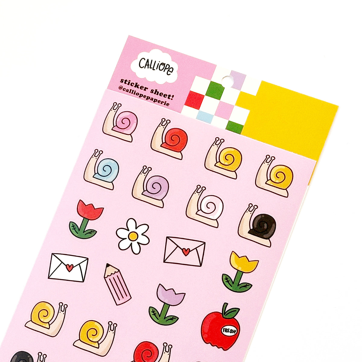 Charming Snails Sticker Sheet – Calliope Paperie
