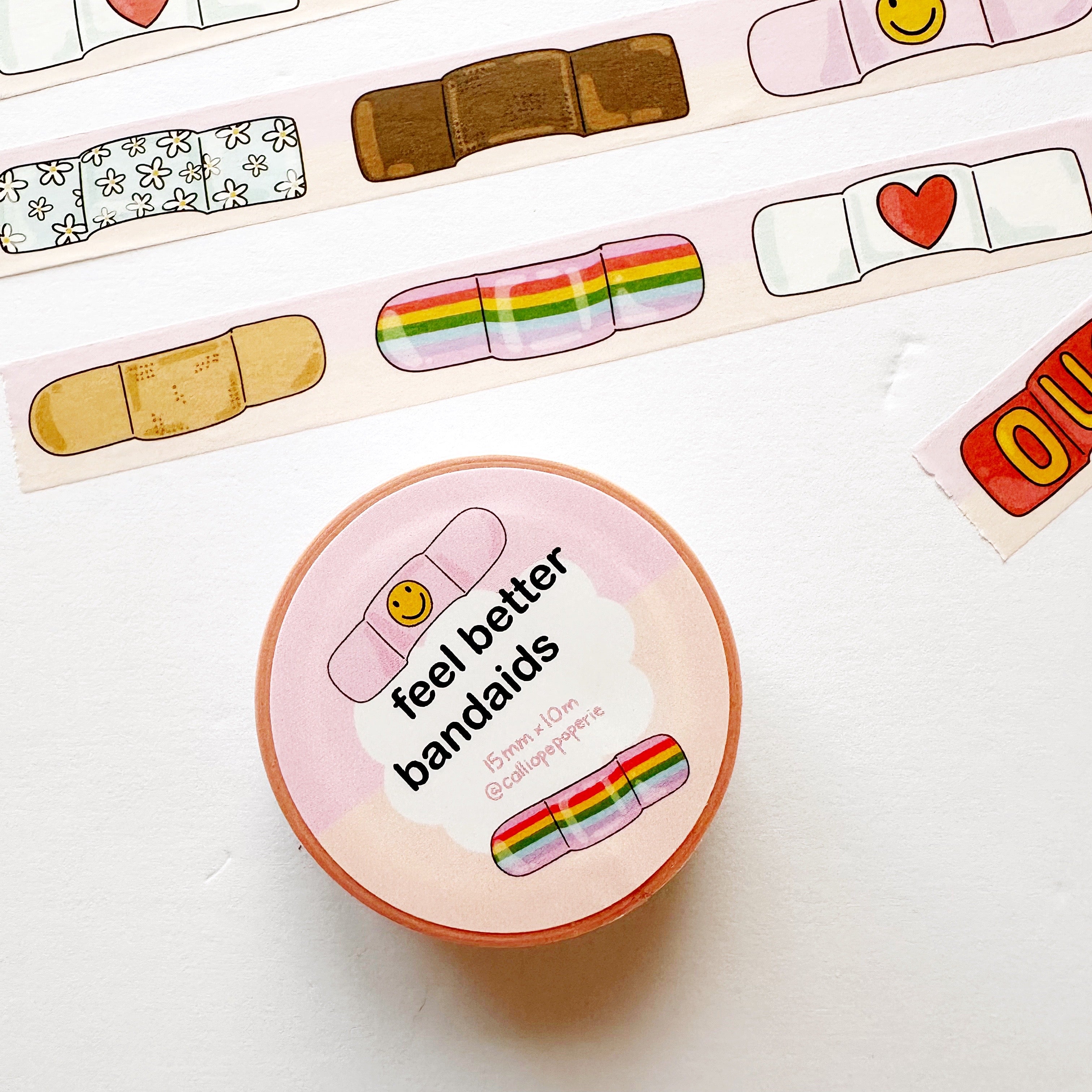 Feel Better Bandaids Washi Tape