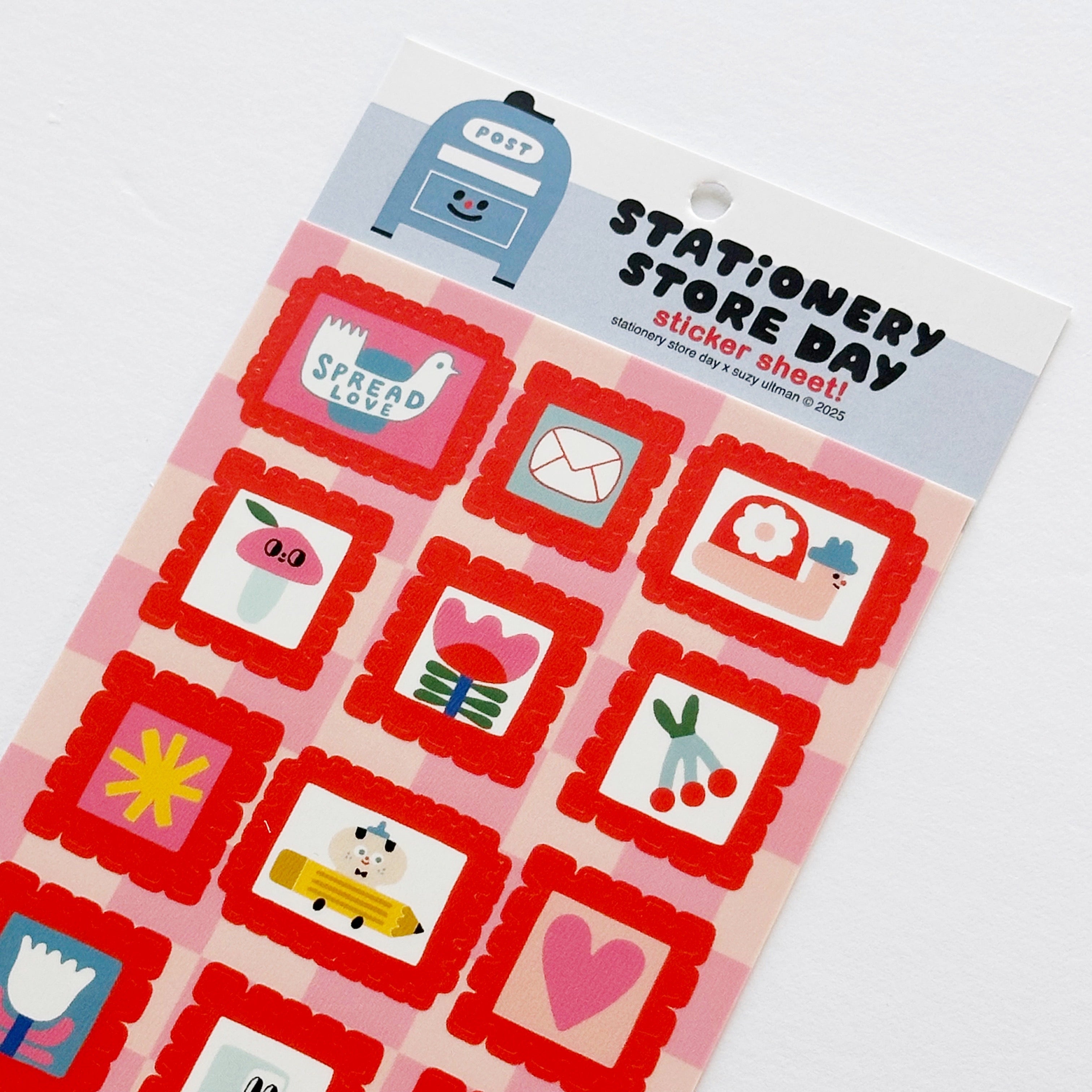 Suzy's Stamps Sticker Sheet