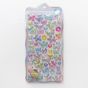 Balloon Dogs Crystal Bonbon Sticker Sheet