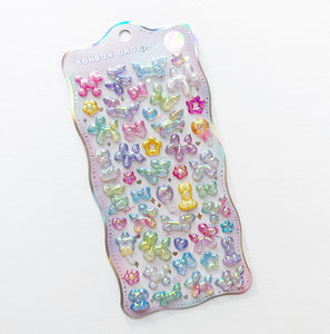 Balloon Dogs Crystal Bonbon Sticker Sheet