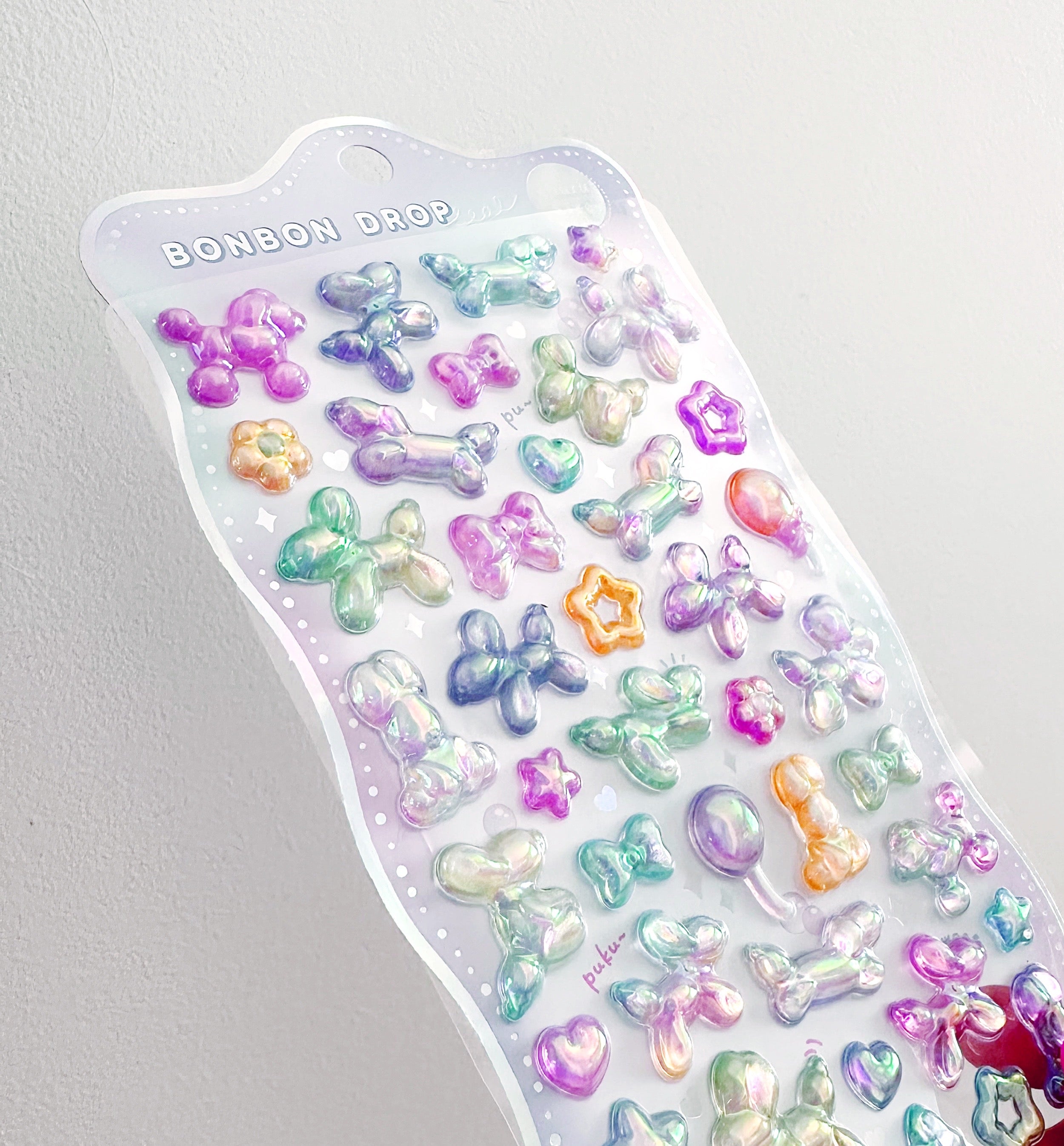Balloon Dogs Crystal Bonbon Sticker Sheet