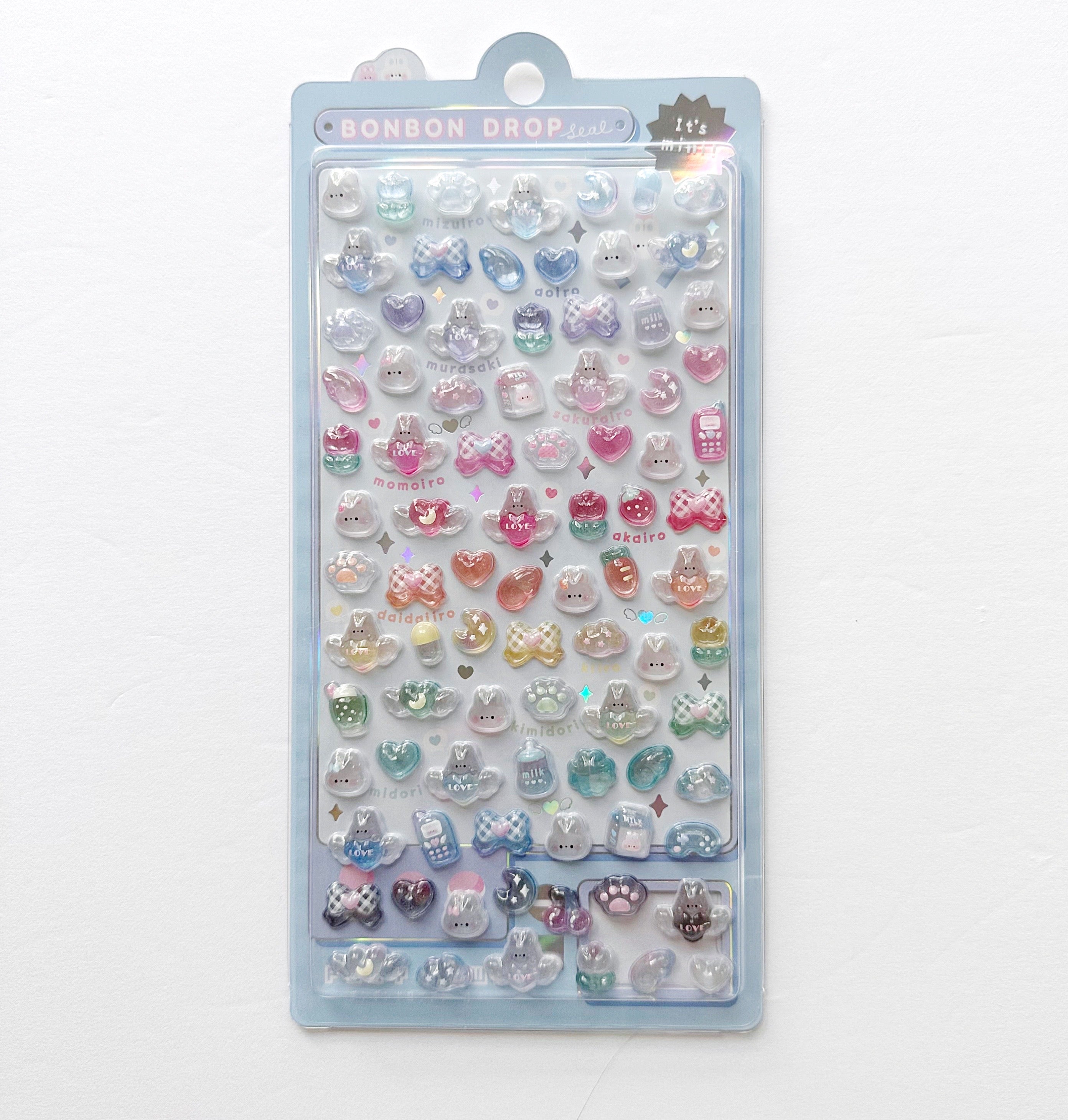 Mini Rainbow Crystal Bonbon Sticker Sheet