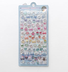 Mini Rainbow Crystal Bonbon Sticker Sheet