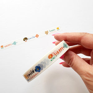 Kitera Kamoi Smile Large Core Washi Tape