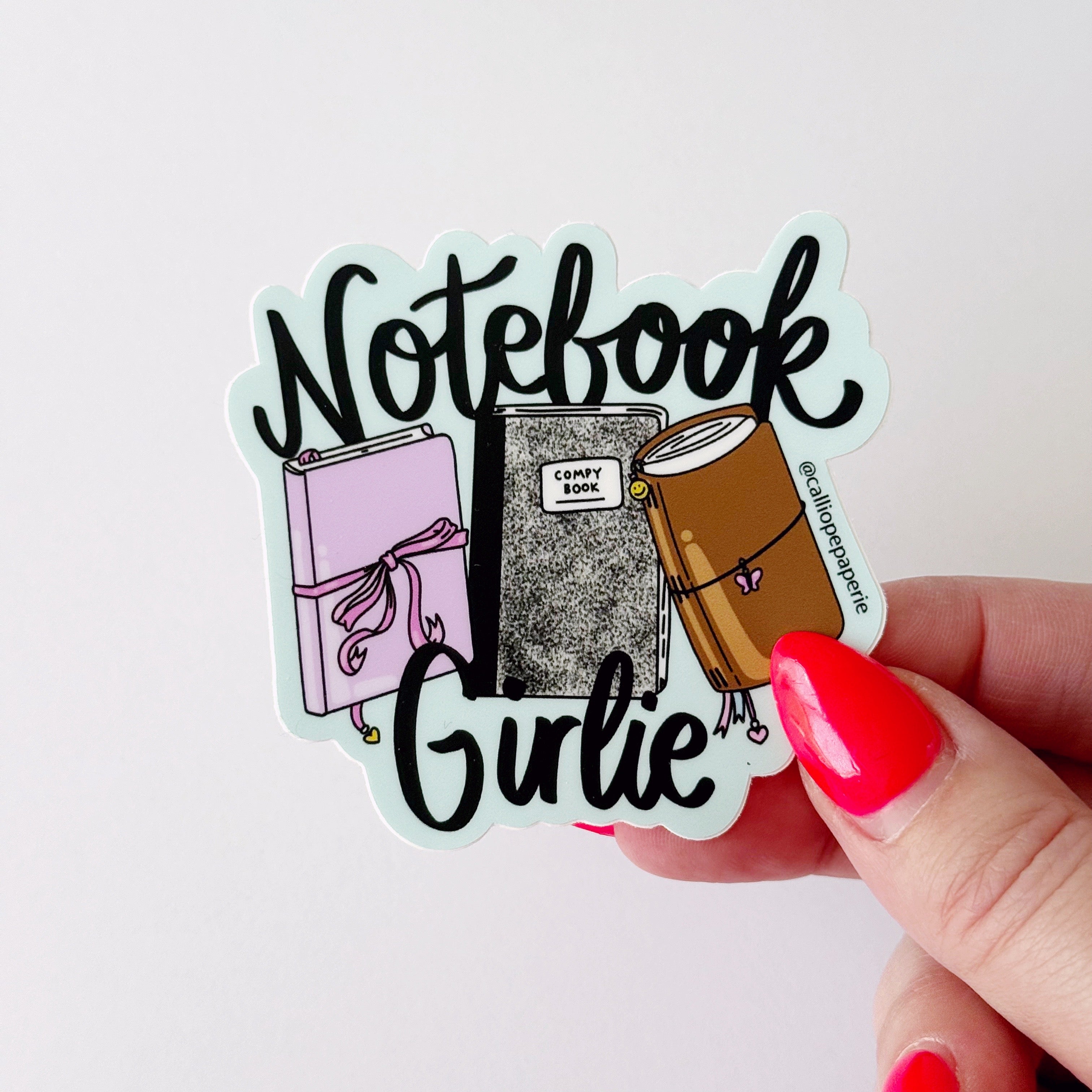 Notebook Girlie Sticker
