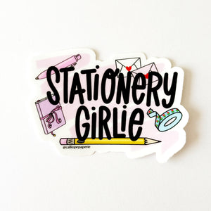 Stationery Girlie Sticker