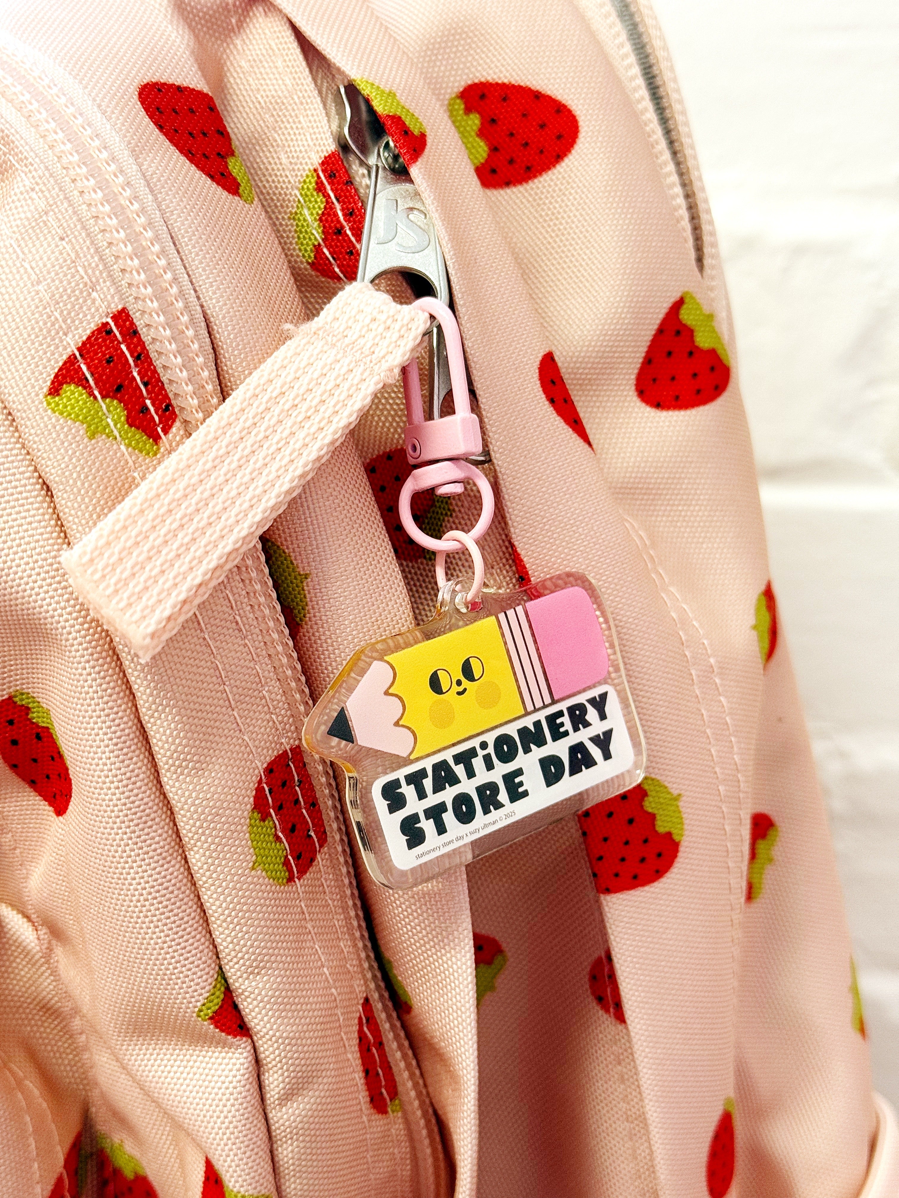 Pencil Pal Bag Charm Keychain