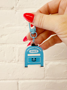 Mailbox Buddy Bag Charm Keychain