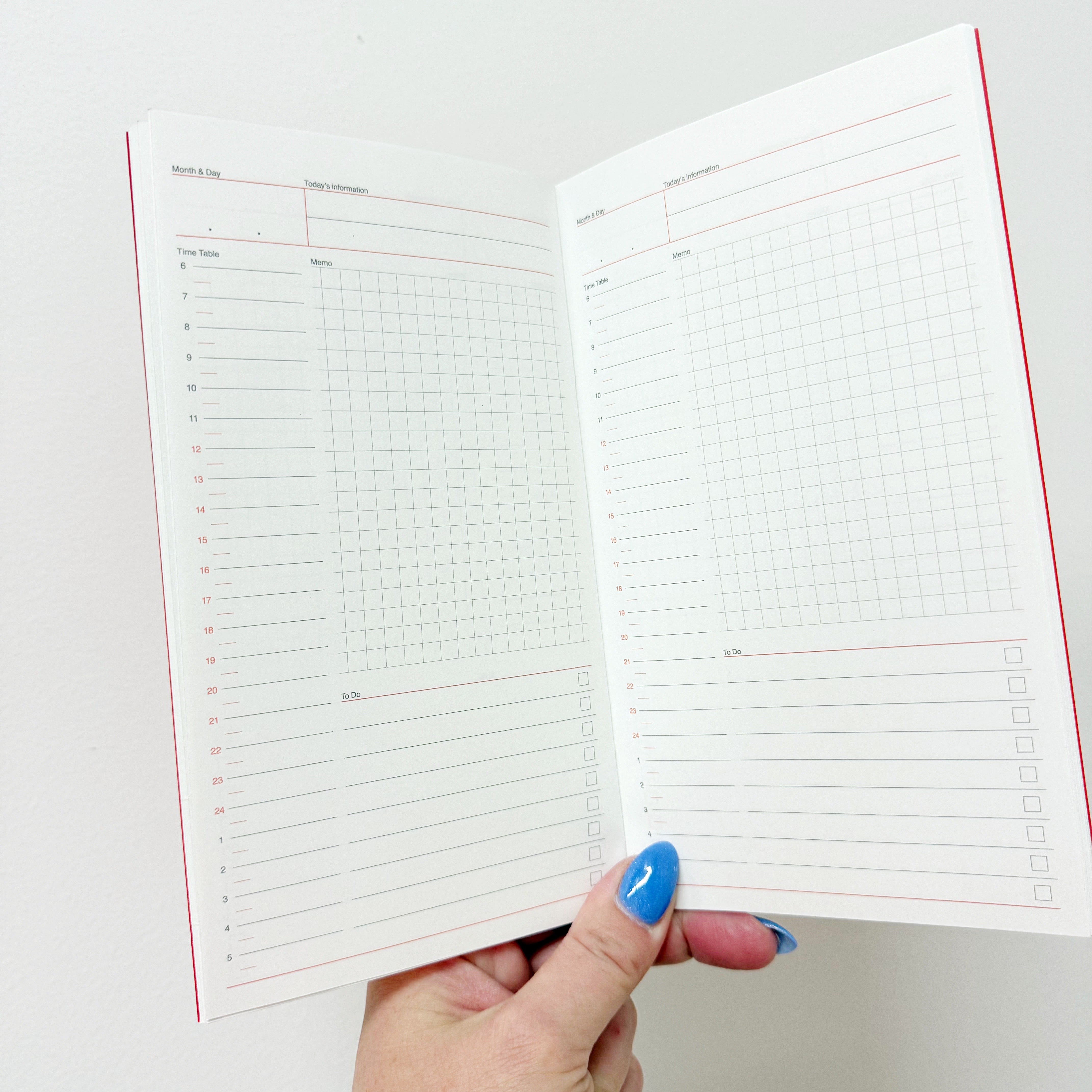 Luddite Daily Planner Notebook