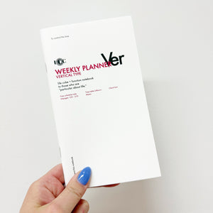 Luddite Vertical Weekly Planner Notebook